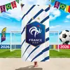 Toalla de Playa Mundial 2026 Toalla de Playa Equipo de Fútbol de Brasil Microfibra Secado Rápido Absorbente de Agua Toalla de Playa Toalla de Baño