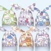 Bolsa de dulces con forma de orejas de conejo, nueva y linda bolsa de regalo con forma de orejas de conejo de dibujos animados, ideal para el 1 de junio, para galletas y bocadillos navideños.