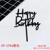 Toppers de Cumpleaños Acrílicos, Estilo de Letra Clásico, Letras de Feliz Cumpleaños Escritas a Mano, Decoraciones para Pasteles, Paquete de 10