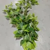 Rattan Artificial Hoja Verde Decoración Hojas Falsas Flor de Plástico Enredadera Envuelto Planta Verde Colgante de Pared Cubierta de Tubo Hojas Verdes