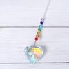 Colgante de cristal bola de colores cuenta símbolo musical chapado colorido color AB suministro para manualidades atrapasol cadena de cuentas brillantes