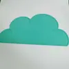 Manchado Tapete de Silicone Nuvem para Crianças Tapete de Silicone Nuvem para Bebê Tapete de Silicone Isolante de Calor para Pet