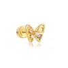 Aretes de Acero Inoxidable Oro de 18K Zircón Acero de Titanio Mini Piercings de Nariz de Rosca Piercing Anillos para Ombligo Joyería Transfronteriza Europea y Americana