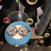 Tensionador de Disco, Mola de Compressão, Tensionador de Disco Graduado, Acessórios para Máquina de Tecer urdume, Tensionador de Quadro de Fio, Grampo para Fio