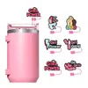 Cubierta de pajita de dibujos animados cabeza de ratón cubierta de pajita para vaso Stanley -10 mm reutilizable