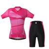 Calças novas femininas respiráveis, absorventes de umidade, de secagem rápida, para atividades ao ar livre, vestuário profissional para ciclismo, shorts de manga curta, vestuário para bicicleta