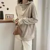 Sudadera con Capucha de Terciopelo Doble Cara Talla Grande para Mujer Otoño e Invierno 2025 Nueva Suelta Estilizadora Moda Mangas Largas Cálida