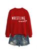 Sudadera con cuello redondo y manga larga para mujer, versátil, simple, informal, de estilo europeo y americano, para lucha libre, tía, exportación, estación independiente de Ebay