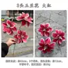 Nuevo Fabricante de Flores Artificiales de Magnolia para Bodas, Flores de Magnolia de 3 Cabezas, Decoración Suave de Fondo para Pasillo de Boda, Flores Falsas al por Mayor