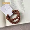 2 Peças Estilo Japonês e Coreano Elástico de Borracha de Alta Elasticidade Corda de Cabelo de Pelúcia Faixa de Cabelo Corda de Cabelo de Alta Qualidade
