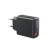 Novo carregador de celular de porta dupla 20W PD super rápido QC3.0 totalmente compatível com luz