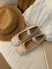 Primer Encuentro Brisa Suave Zapatos Mary Jane de Punta Cuadrada para Mujer que Aumentan la Altura con Lazo Mocasines Planos de Ballet 2026