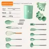 Amazon Grande Raspador Multifuncional de Silicone de Grau Alimentício Espátula de Bolo e Creme Espátula de Silicone Conjunto de Utensílios de Cozinha
