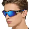 Gafas de Sol para Hombre para Exteriores, Espejos Deportivos, Gafas para Bicicleta, Gafas a Prueba de Viento, Gafas para Ciclismo, Gafas para Mujer 9206