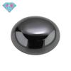 Huagang Gem Ovo em forma de ovo plano zircônia preta lisa pedra nua zircônia cúbica oval diamante nu superfície de ovo