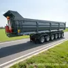Ventas de Fábrica Semirremolque Volquete Trasero Tipo U de 6 Ejes Semirremolque Volquete Trasero de Arena y Grava Semirremolque Volquete Trasero para Transporte de Granos