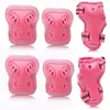 Equipamento de Proteção Infantil para Patinação, Conjunto de Joelheiras, Cotoveleiras e Munhequeiras para Patins, Skate e Ciclismo, Conjunto de 6 Peças, Proteção Universal Absorvente de Choque