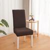 Funda de Silla de Seersucker a Cuadros Grandes, Funda de Silla Elástica Simple Moderna para Uso en el Hogar