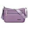 Bolso de Hombro Versátil de Moda, Bolso Cruzado Casual Ligero de Nailon, Bolso de Madre Multicapa, Bolso Transfronterizo Impermeable Simple y Elegante
