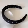 Faixa de Cabeça com Coroa Alta para Mulheres, Novo Estilo com Toque de Luxo, Faixa de Cabelo Larga Versátil para Sair, Acessório de Cabelo para Lavar o Rosto