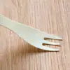 Cuchara Desechable para Pastel Tenedor de Postre Plástico Espesado Cuchara Curva Tenedor Ondulado Escarchado Cuchara para Helado Tenedor para Frutas Para Llevar