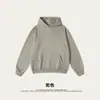 2025 Más Vendido Otoño Estilo Americano Básico Peso Pesado Felpa con Capucha Sudadera para Hombre Color Sólido Sudadera para Pareja Venta al por Mayor