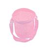 Bolsa de malha para praia infantil de verão, bolsa de coleta de animais selvagens ao ar livre, bolsa de coleta de malha cilíndrica, bolsa de armazenamento de brinquedos de grandes dimensões, bolsa de praia