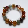 [el Originador] Pulsera de Cristal Amarillo Natural Torre para Mujer Más Fácil de Combinar Flor de Pegamento Rojo Pulsera de Cristal Verde Cabello Venta al por Mayor