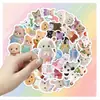 59 Peças/Adesivos Fofos de Desenho Animado Senbel para Mala, Papelaria, Cadernos, Adesivos Decorativos DIY Transfronteiriços Atacado
