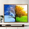 Paisaje DIY pintura al óleo digital planta pintura pintada a mano flor pintura decorativa pintada a mano pintura al óleo de pared relleno LY