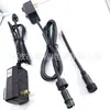 Protetor de Vazamento Americano Proteção contra Vazamento para Exterior Padrão Americano Conector à Prova d'Água de Dois Pinos e Dois Fios Interruptor de Proteção contra Vazamento Cabo de Alimentação