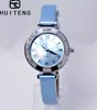 Amazon AliExpress fornecedor de relógio simples para todas as ocasiões relógio feminino strass Pulseira Azul Mercadorias de cinto TikTok