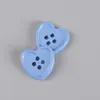 Botones coloridos de cuatro agujeros en forma de corazón para camisas de punto infantiles, gabardinas, suéteres y ropa de abrigo, botones decorativos para proyectos de manualidades DIY