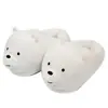 Juego de Animación Transfronterizo Accesorios de Dibujos Animados Pantuflas de Felpa para Interiores Pareja Hogar Cálido Pantuflas de Algodón Engrosadas Otoño e Invierno