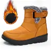 Botas de Nieve Altas de Gran Tamaño Transfronterizas Populares en Temu de Terciopelo Engrosado Zapatos de Algodón para Hombres y Mujeres, Botas de Algodón Cálidas de Invierno para Mujeres