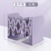Suporte Retrátil para Livros com Porta-Caneta, Estante Integrada, Rack de Armazenamento para Mesa, Divisor para Estudante, Porta-Livros, Suporte Fixo Dobrável para Livros
