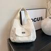 Bolso de Mujer Pana Bolso de Gran Capacidad Bolso Tote de Moda Otoño 2024 para Mujer Bolso de Hombro Versátil para Estudiantes