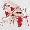 2025 Nuevo Exportación Transfronteriza Amazon Bikini Bikini de Gama Alta Vacaciones en la Costa Traje de Baño de Playa Xingcheng