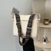 Bolsa de ombro larga para o dia a dia, grande capacidade, para mulheres, 2023, nova, popular, moda, bolsa tiracolo, bolsa tipo balde com textura, deste ano