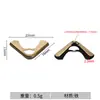 Protectores de esquina para portátil del fabricante, accesorios para esquinas de portátil, esquinas protectoras metálicas, cubiertas protectoras, accesorios para material de oficina