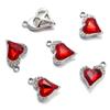 Nuevos productos transfronterizos populares, colgante de amor torcido con personalidad de taladro de punta de aleación de color con agujero, pulsera de bricolaje, collar, productos semiacabados