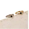 Pulsera de acero de titanio de moda simple europea y americana con diseño clásico de círculo de diamantes y números romanos