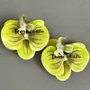 Cabeça de Flor de Orquídea Phalaenopsis Artificial, Textura de Película Impressa em 3D, Buquê Exquisito para Decoração de Casamento e Lembrança