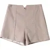 Calças casuais versáteis para mulheres, calças de lã novas para outono e inverno, cintura alta, caimento que afina, shorts pretos retos de perna larga para usar com botas