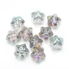 Colgante de cristal de vidrio brillante de colores con forma de estrella de mar de cinco puntas de 18 mm, accesorios para joyería DIY, accesorios para pendientes y collares