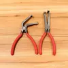 Juego de Pinzas Rompedores de Línea Automotriz, Pinzas Rompedoras de Separación de Tuberías de Aceite, Pinzas Rompedoras de Corriente Especiales para Electricista, Herramienta Recta con Codo de 8 pulgadas