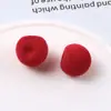 Cuentas Flock Estilo Coreano 16MM Agujero Lateral Redondas para Joyería DIY Artículo Caliente de Douyin Accesorios para Tocados Llaveros Pendientes Colgantes de Coche