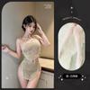Lemon Story Lencería Sexy Tendencia Nacional Estilo Antiguo Hanfu Banda para la Cintura Sexy Escote Bajo Espalda Descubierta Traje para Cadera Tentación 8115