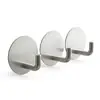 Gancho de Pared Adhesivo de Acero Inoxidable, No Requiere Taladro, para Baño y Cocina