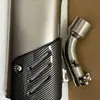 Venda Direta de Fábrica adequada para motocicleta ninja 250 400 Z900 RC R6 escapamento oblíquo de quatro cantos modificado
